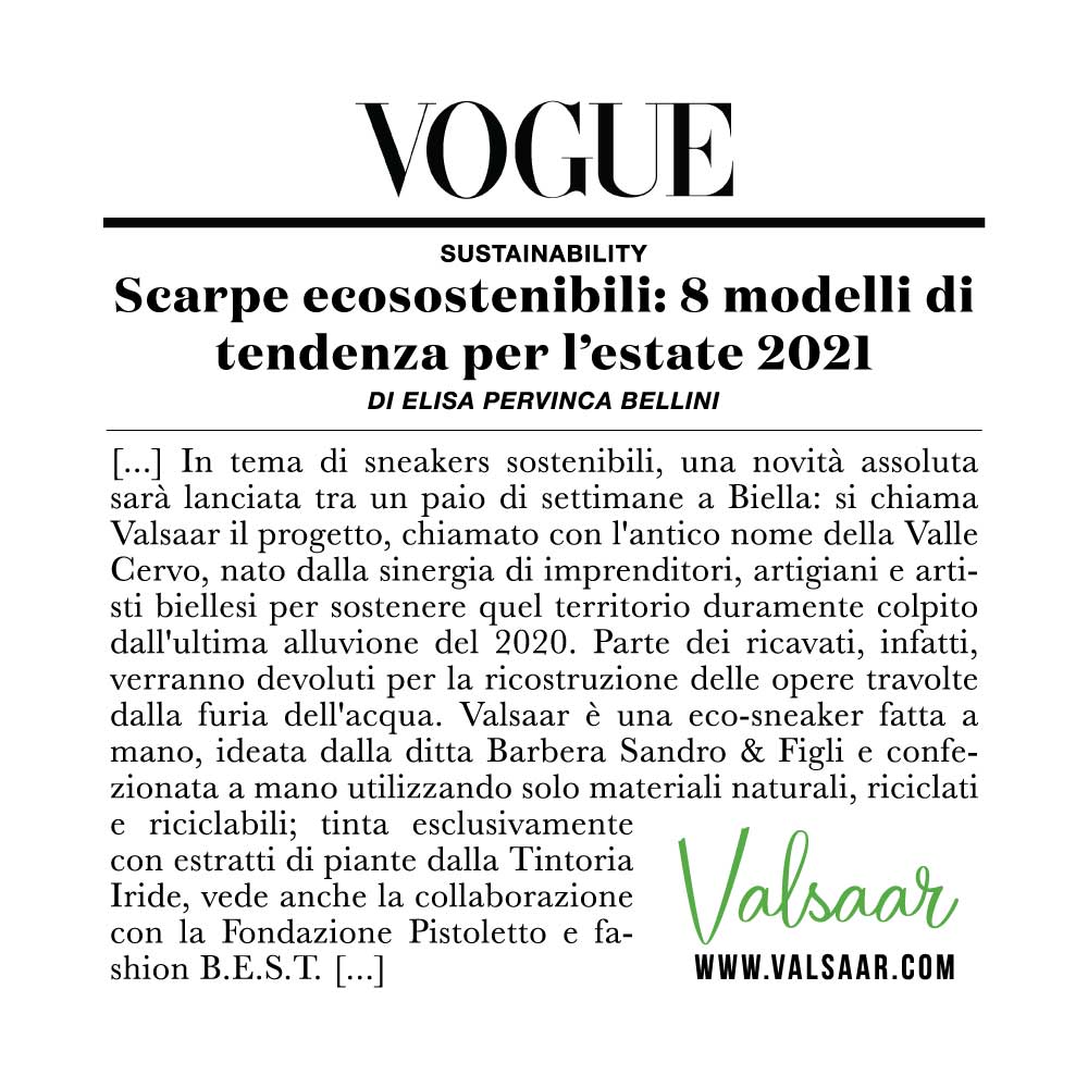 Valsaar è su Vogue!
