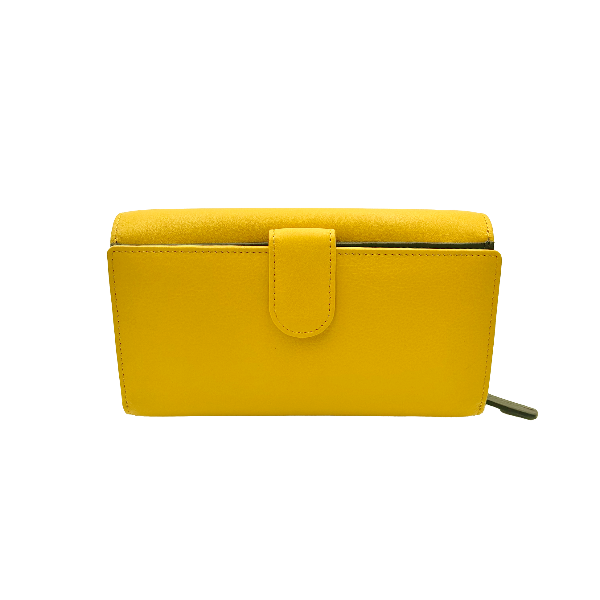 155 Women's Wallet Yellow/Dark Brown