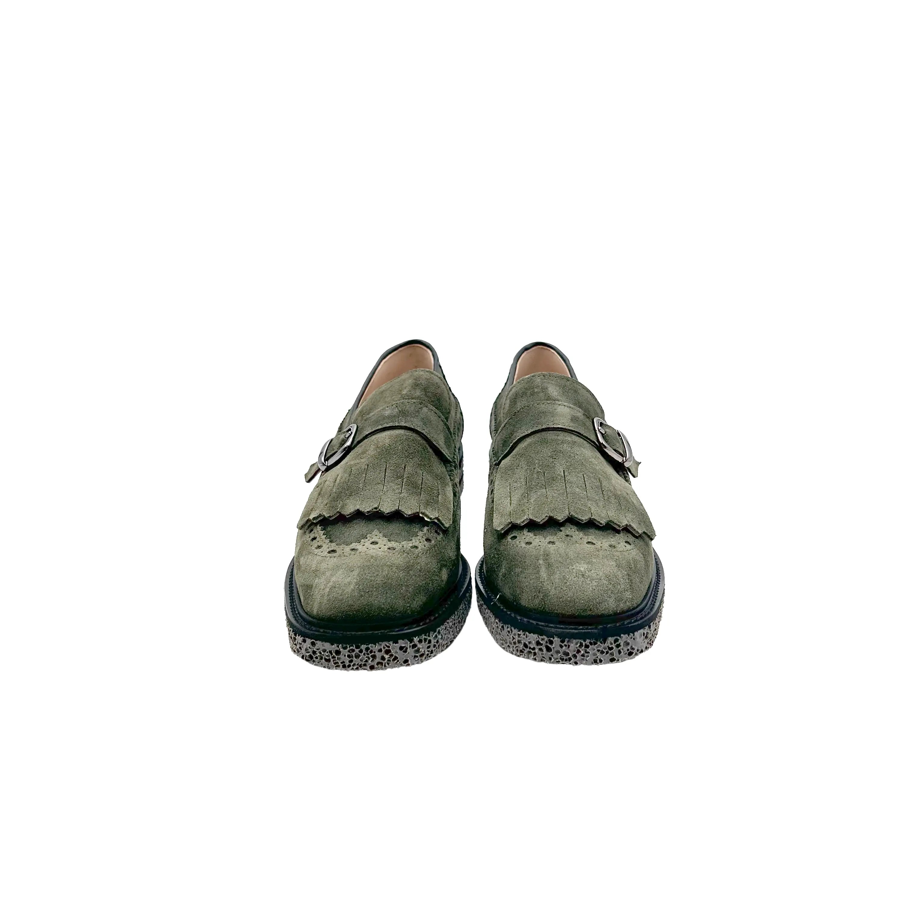 090 Camoscio Oliva - Scarpe Biella | Barbera Sandro e Figli snc