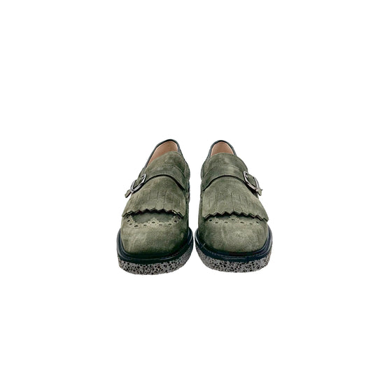 090 Camoscio Oliva - Scarpe Biella | Barbera Sandro e Figli snc