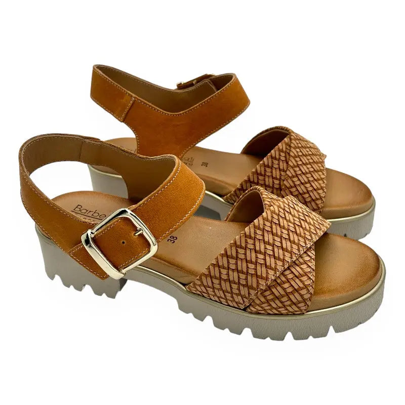 1097 Treccia Cuoio - Scarpe Biella | Barbera Sandro e Figli snc