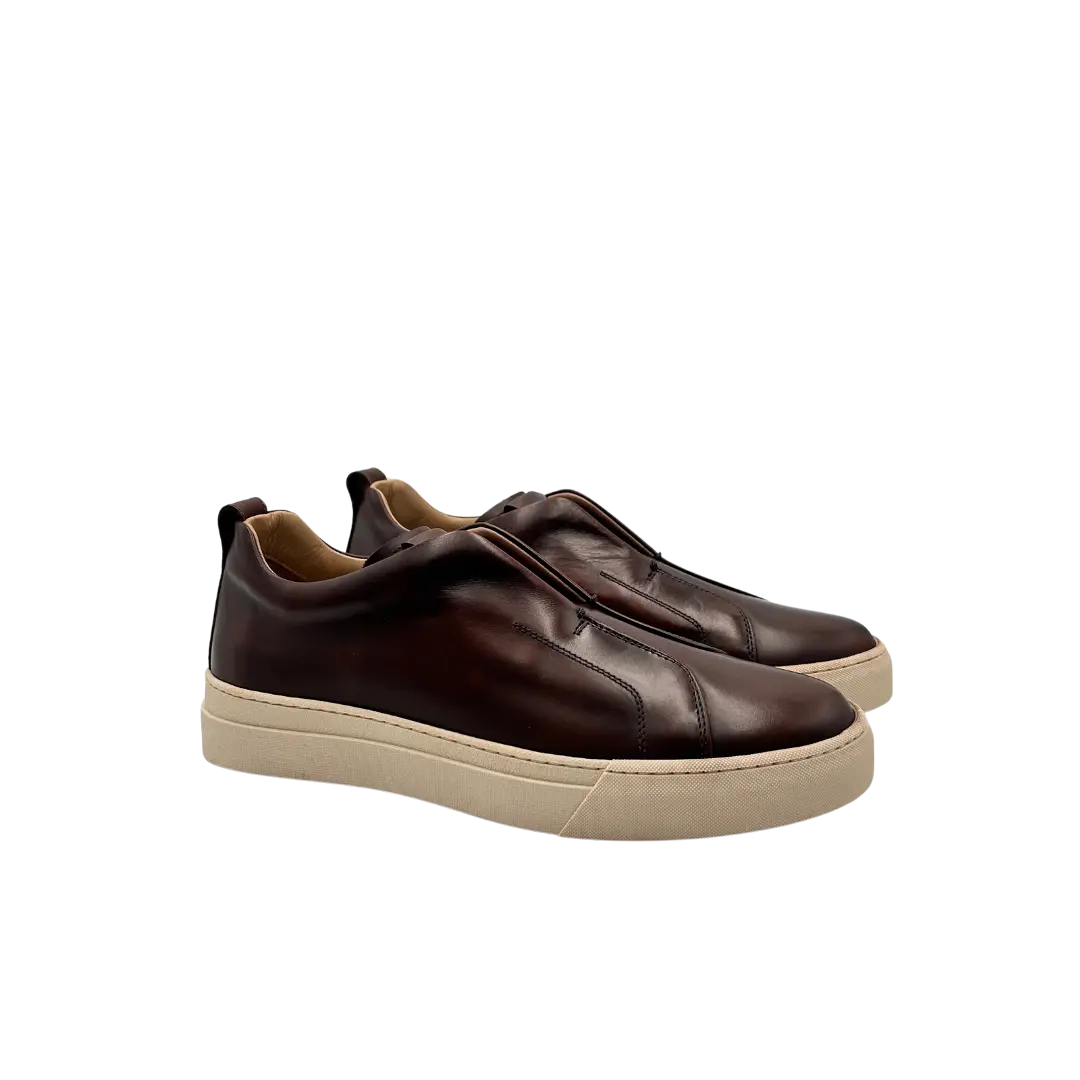 Pistapistun (Libellula) Cognac Barbera Biella - Scarpe Fatte a Mano