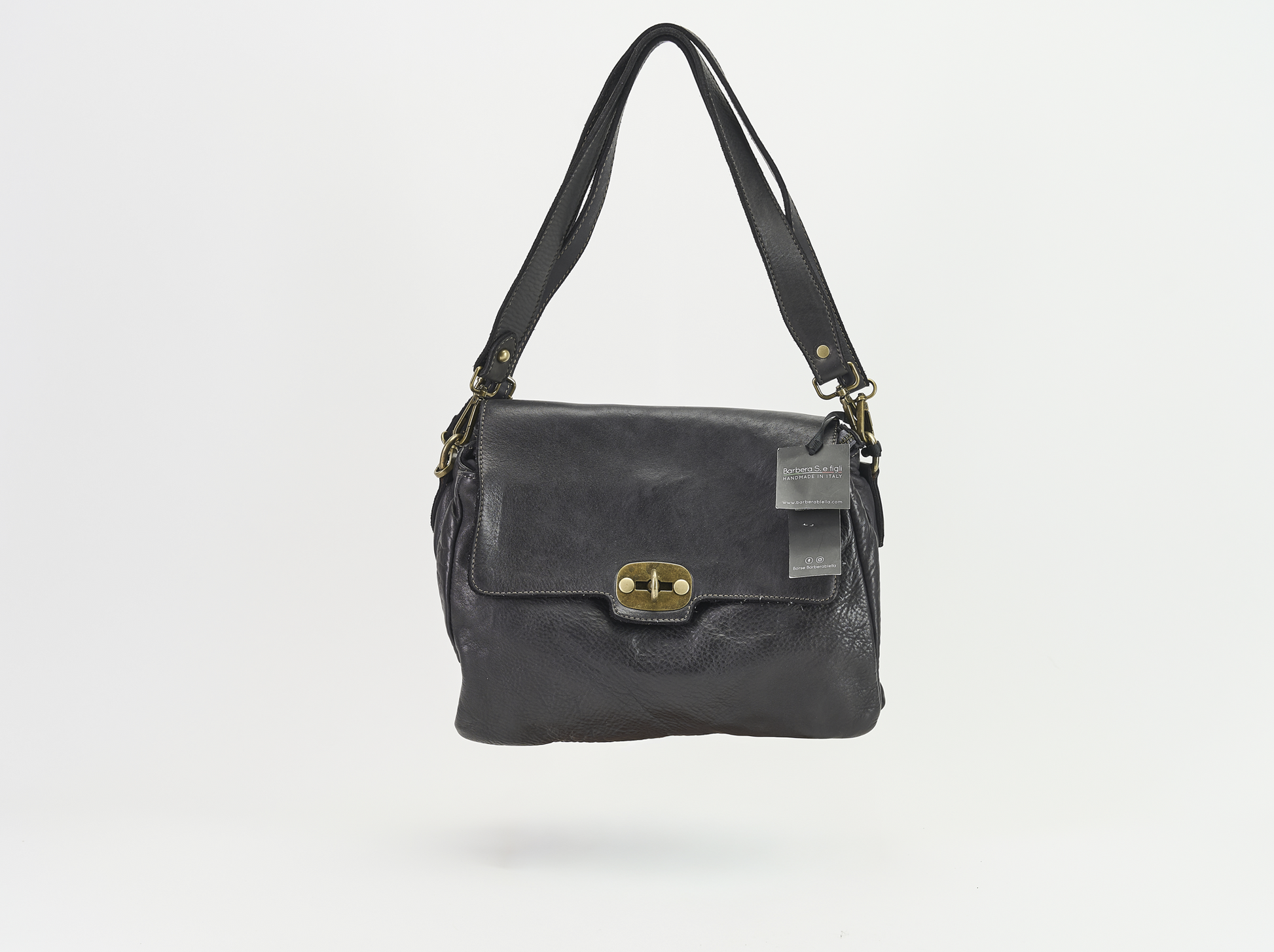 Borsa 2028 nero Barbera Biella - Scarpe Fatte a Mano