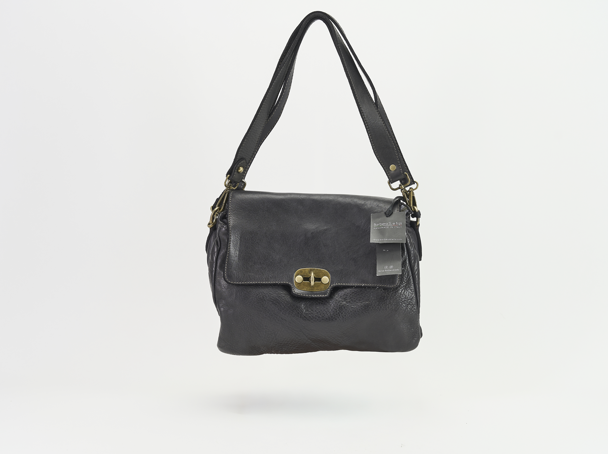 Borsa 2028 nero Barbera Biella - Scarpe Fatte a Mano