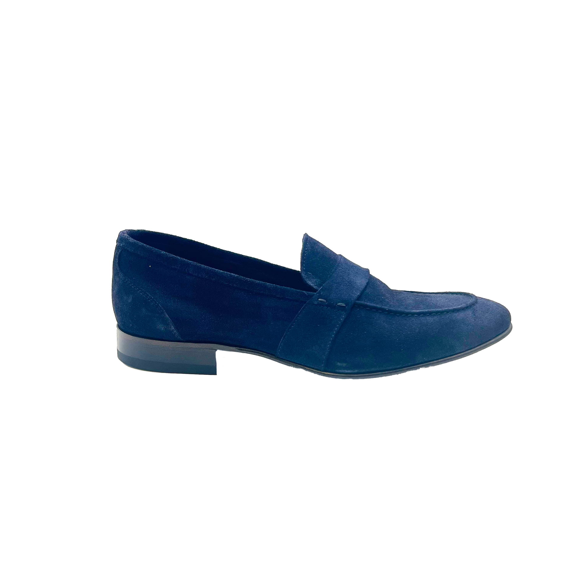 2828 Suede Navy Barbera Biella - Scarpe Fatte a Mano