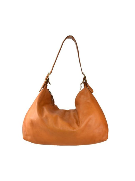 Borsa a spalla in pelle - BAYL49 cuoio Barbera Biella - Scarpe Fatte a Mano