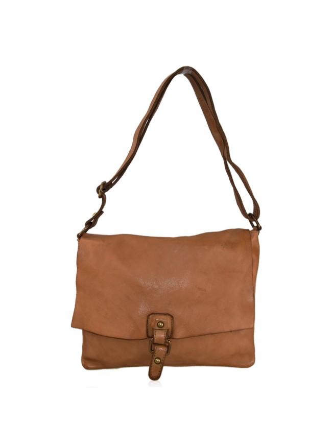 Borsa a spalla in pelle - BAHN35 cuoio Barbera Biella - Scarpe Fatte a Mano