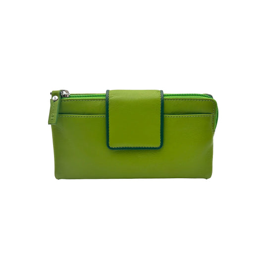 9327 Portafoglio Donna Verde/Green - Scarpe Biella | Barbera Sandro e Figli snc