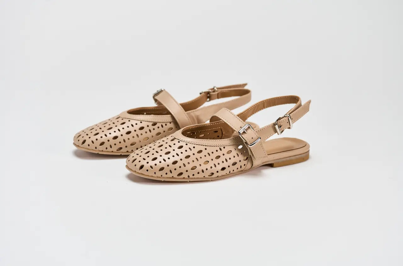 Ambra 13 Nude Barbera Biella - Scarpe Fatte a Mano