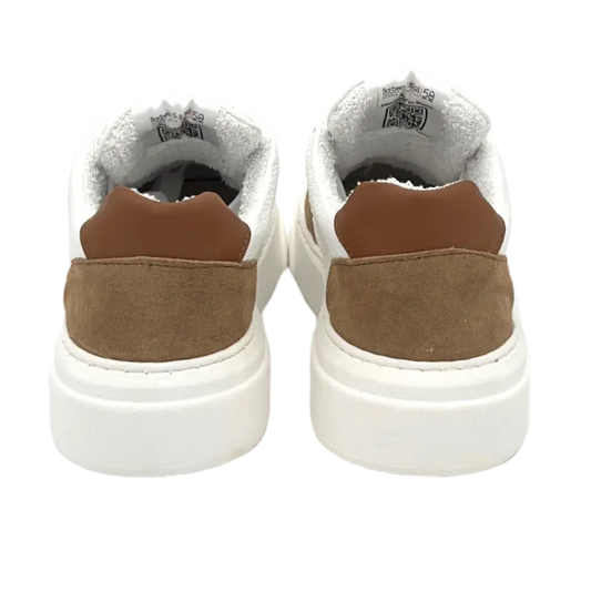 B68 Materia White/Brown - Scarpe Biella | Barbera Sandro e Figli snc