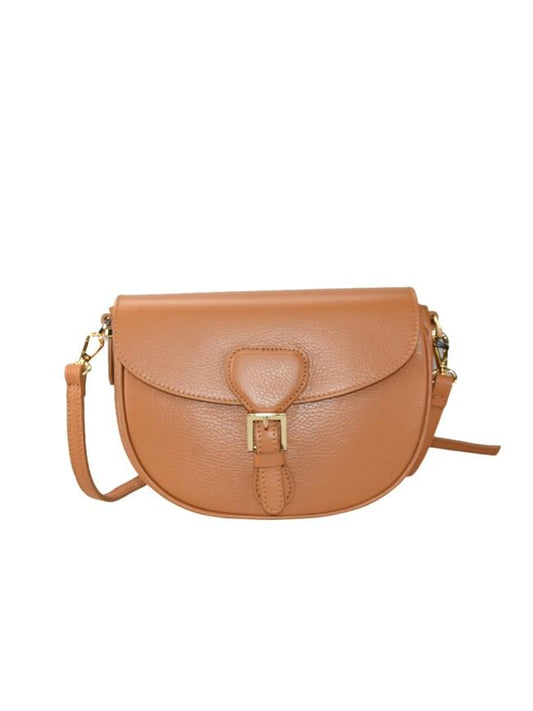 Borsa a spalla in pelle - BACU 29832 Cuoio Barbera Biella - Scarpe Fatte a Mano