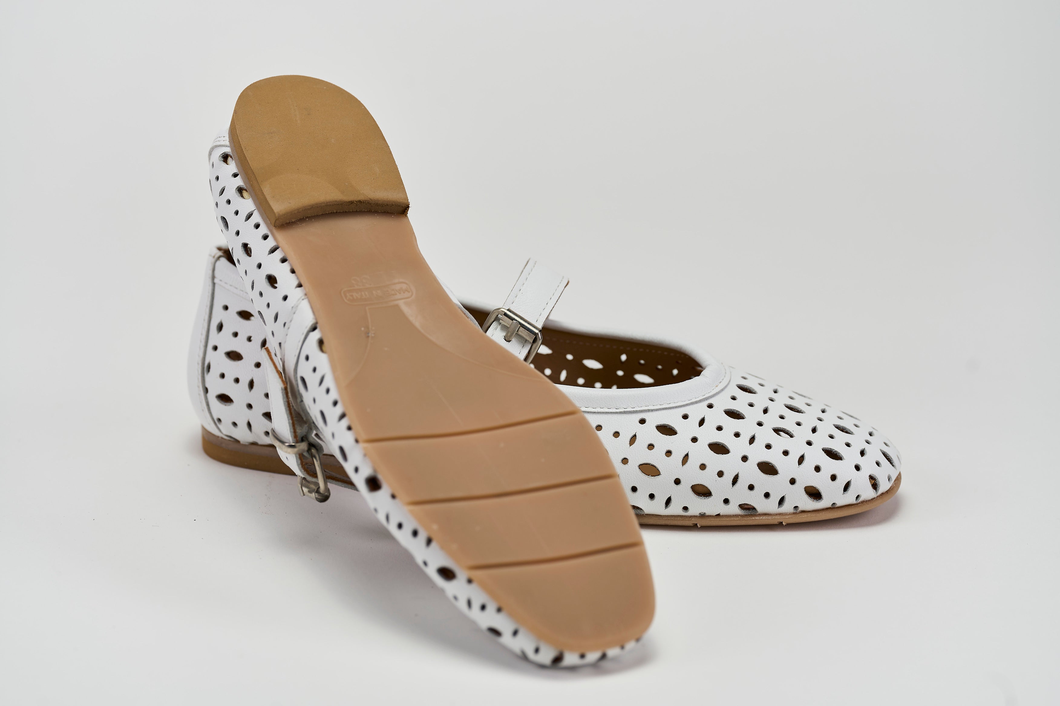 Ambra 12 Bianco Barbera Biella - Scarpe Fatte a Mano