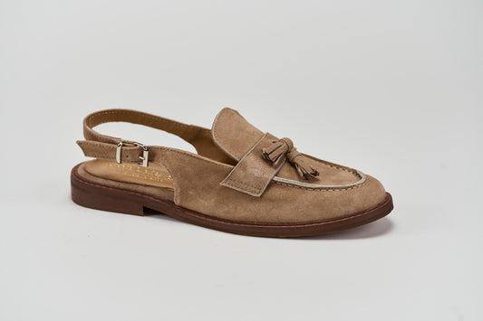 327-04 Camoscio Sabbia Barbera Biella - Scarpe Fatte a Mano