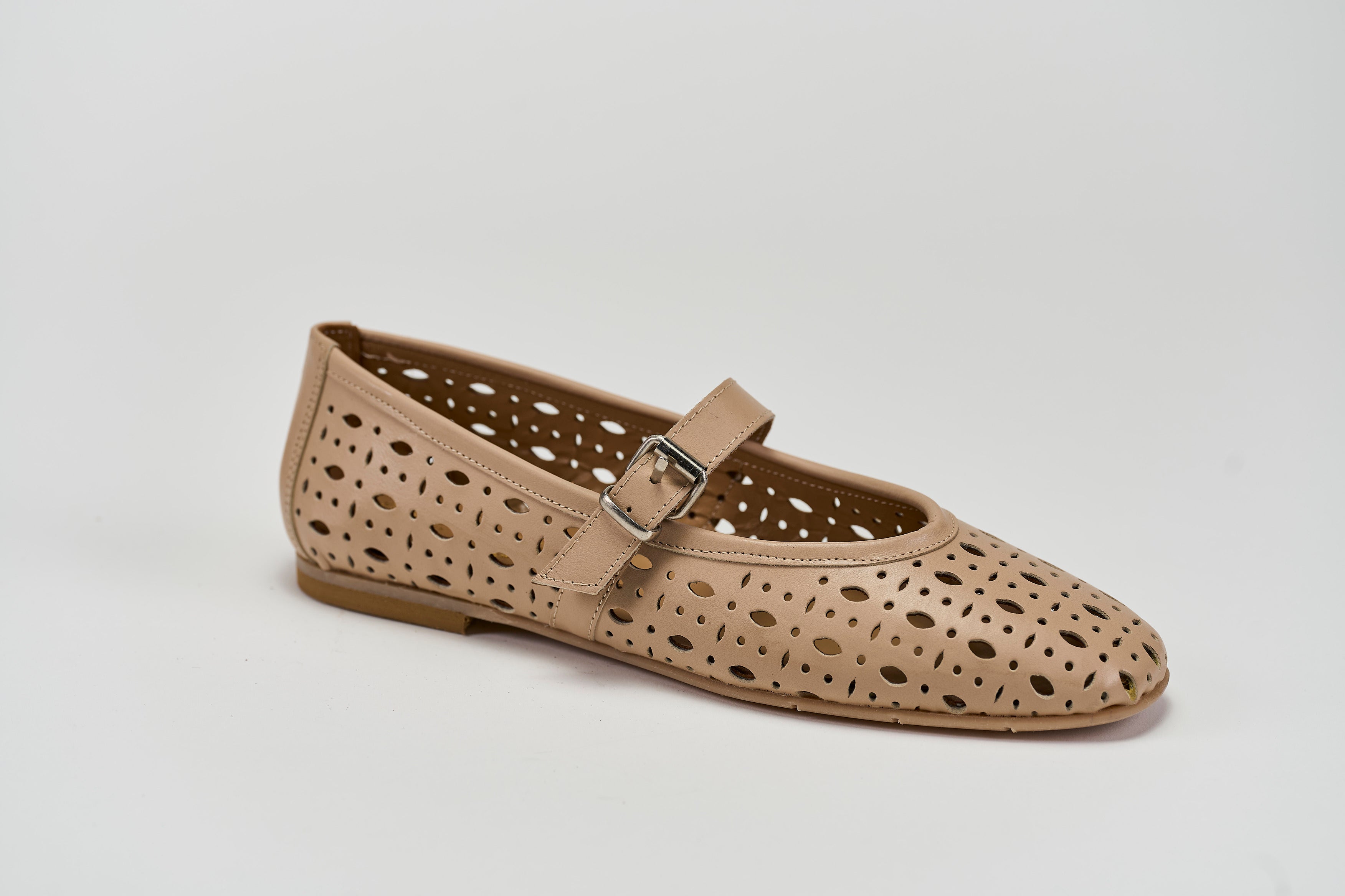 Ambra 12 Beige Barbera Biella - Scarpe Fatte a Mano