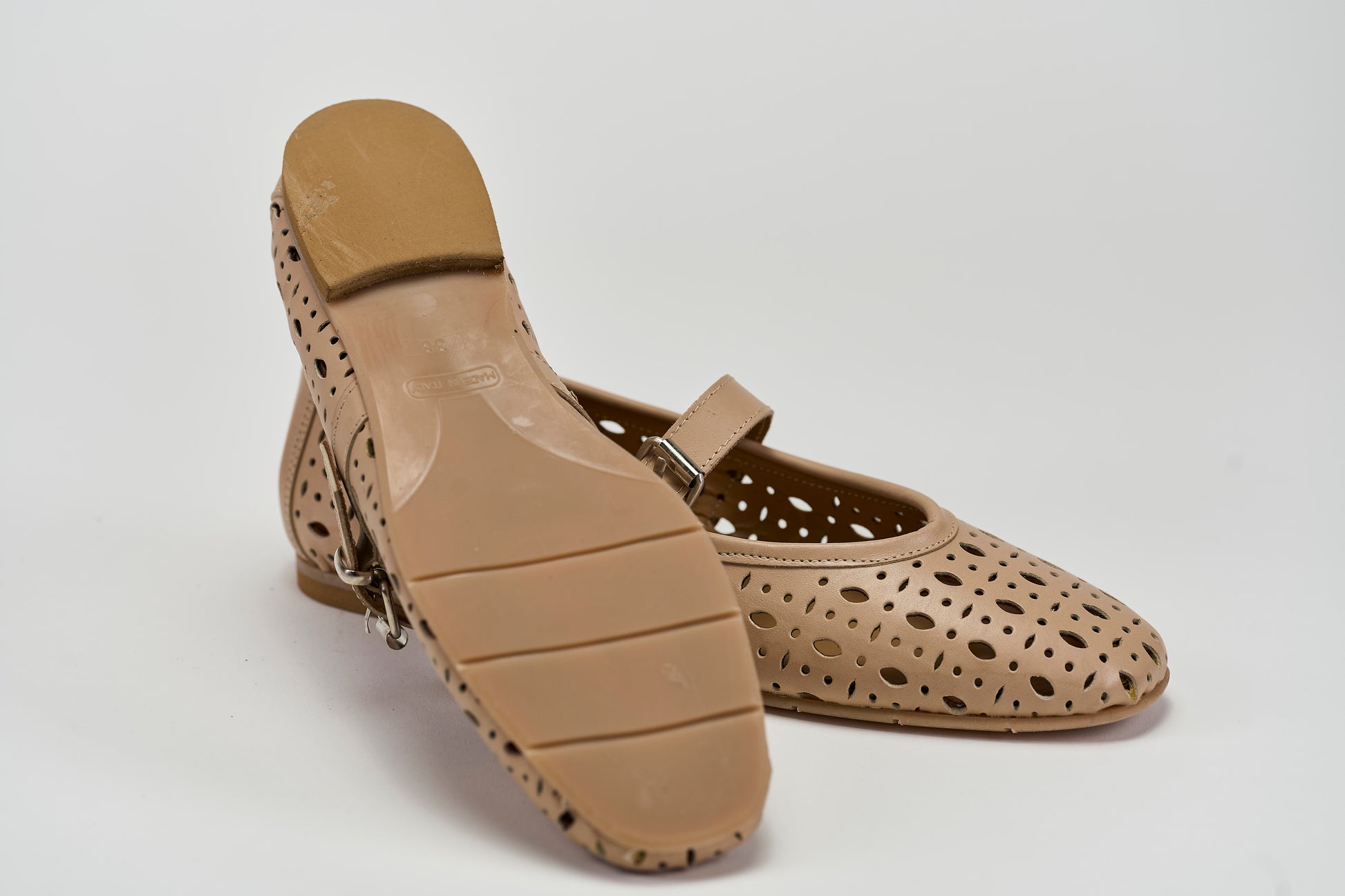 Ambra 12 Beige Barbera Biella - Scarpe Fatte a Mano