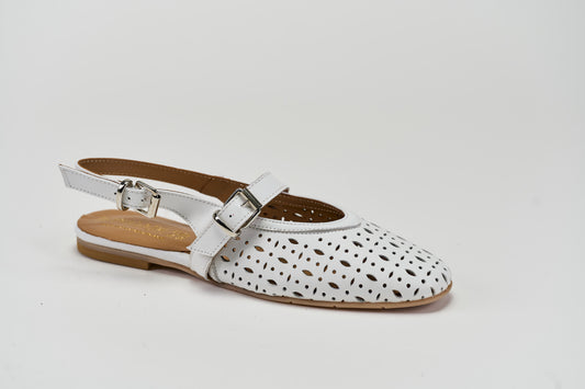 Ambra 13 Bianco Barbera Biella - Scarpe Fatte a Mano