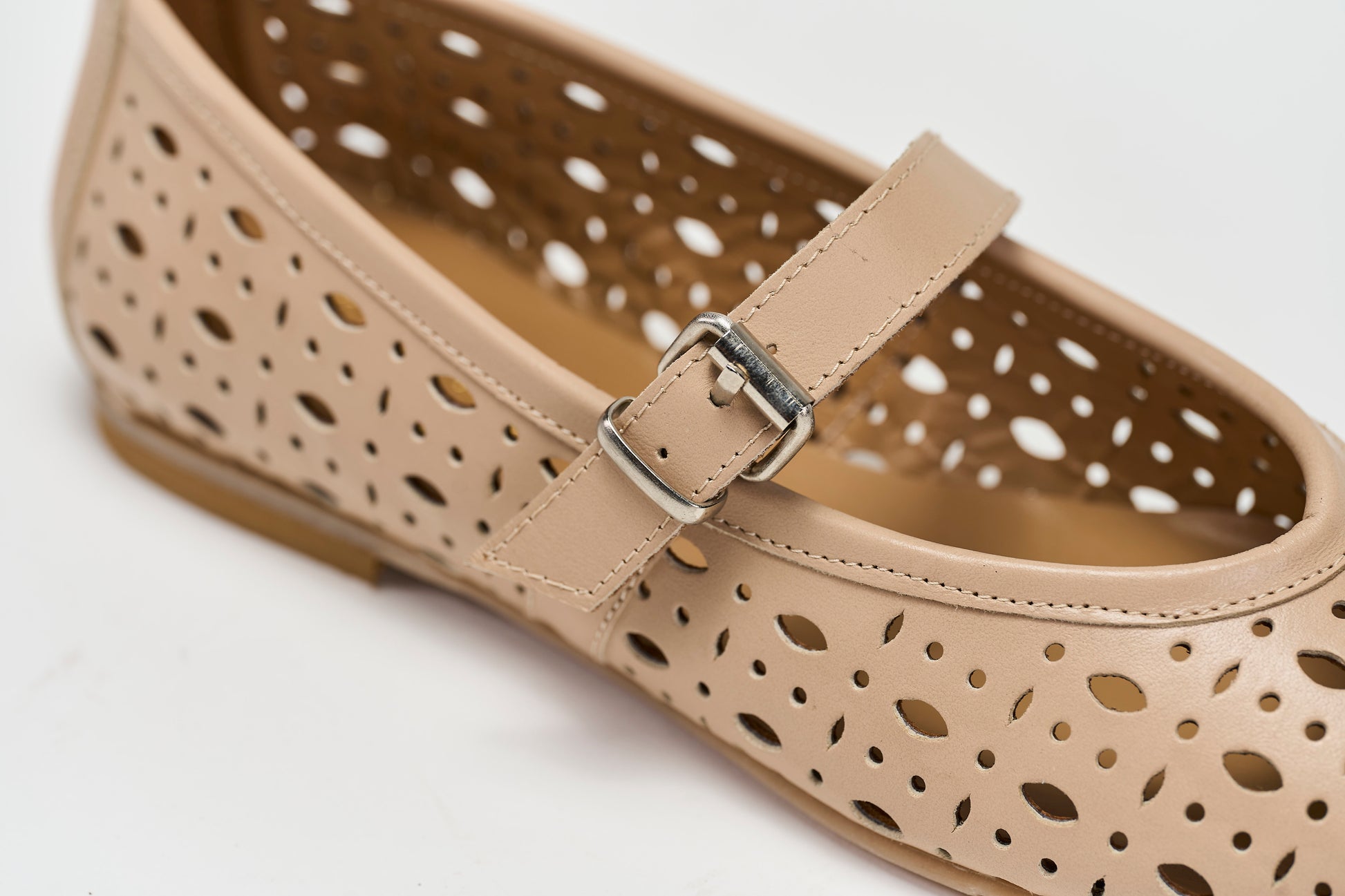 Ambra 12 Beige Barbera Biella - Scarpe Fatte a Mano