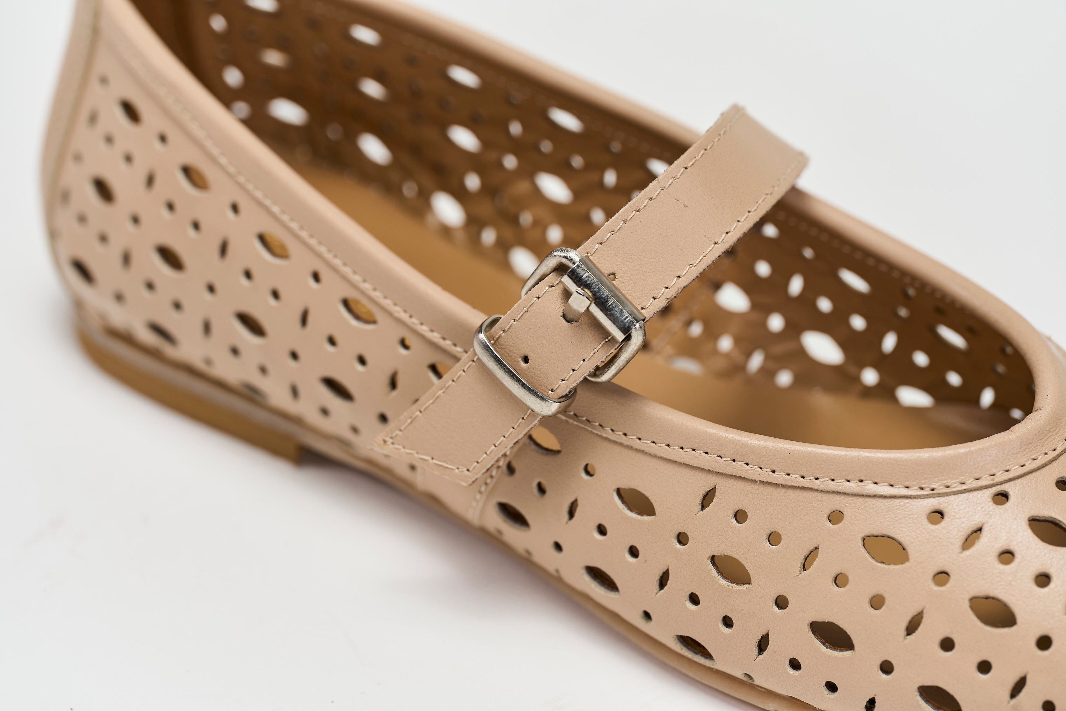 Ambra 12 Beige Barbera Biella - Scarpe Fatte a Mano