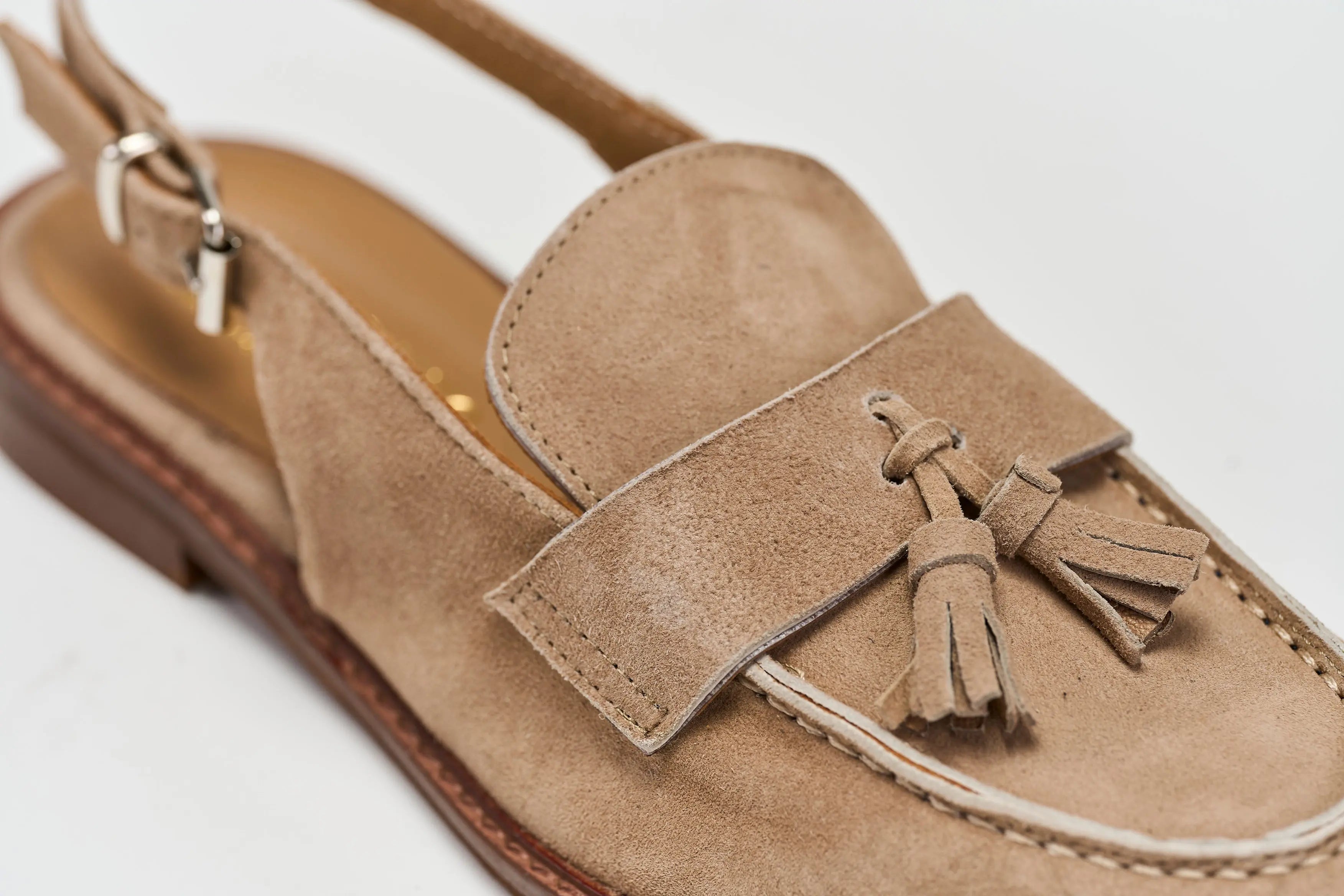 327-04 Camoscio Sabbia Barbera Biella - Scarpe Fatte a Mano