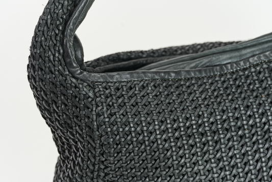 Borsa 2027 intreccio nero - Scarpe Biella | Barbera Sandro e Figli snc