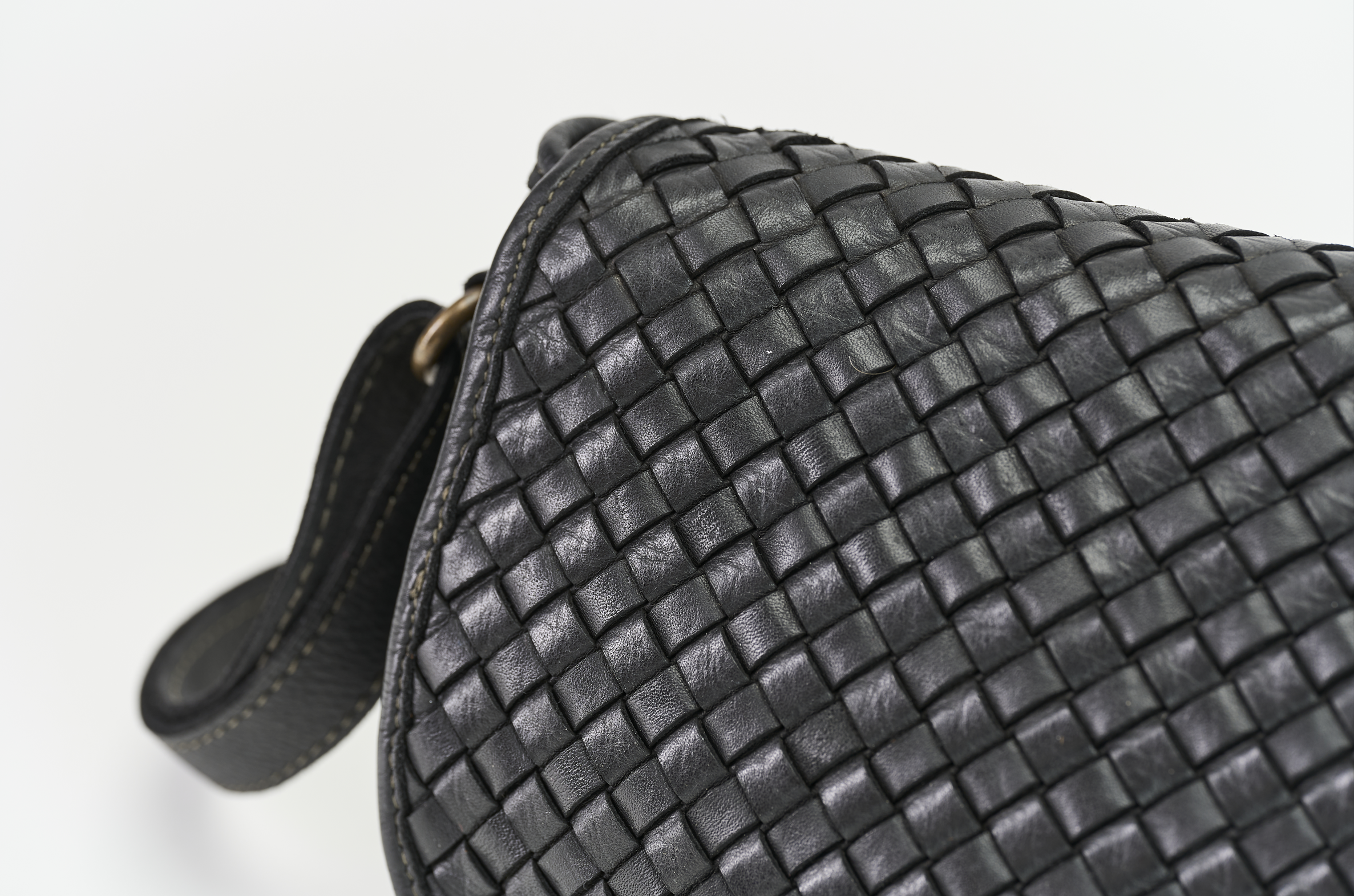 Borsa 2031 intreccio nero Barbera Biella - Scarpe Fatte a Mano