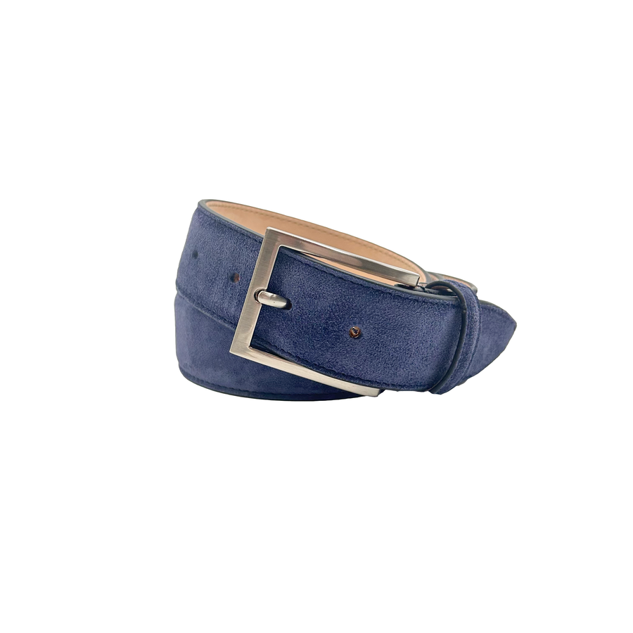 Cintura Camoscio Blu Medio