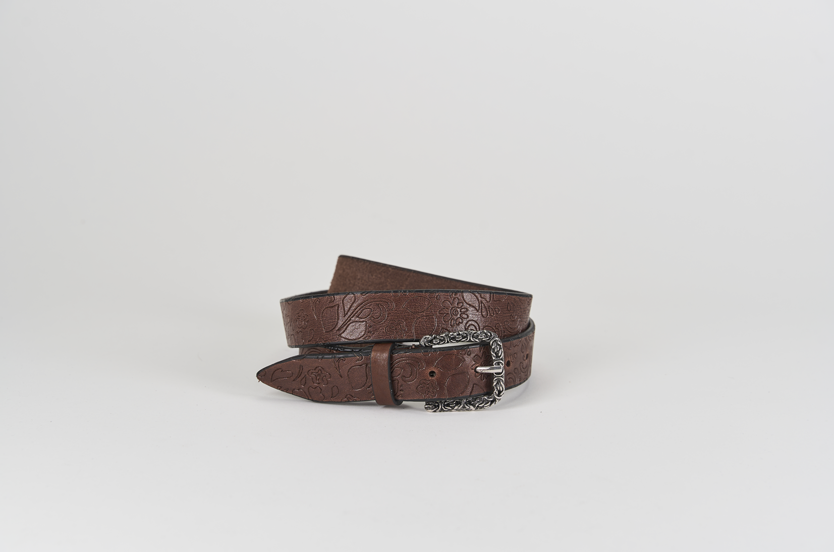 Cintura 001 30 Marrone Barbera Biella - Scarpe Fatte a Mano