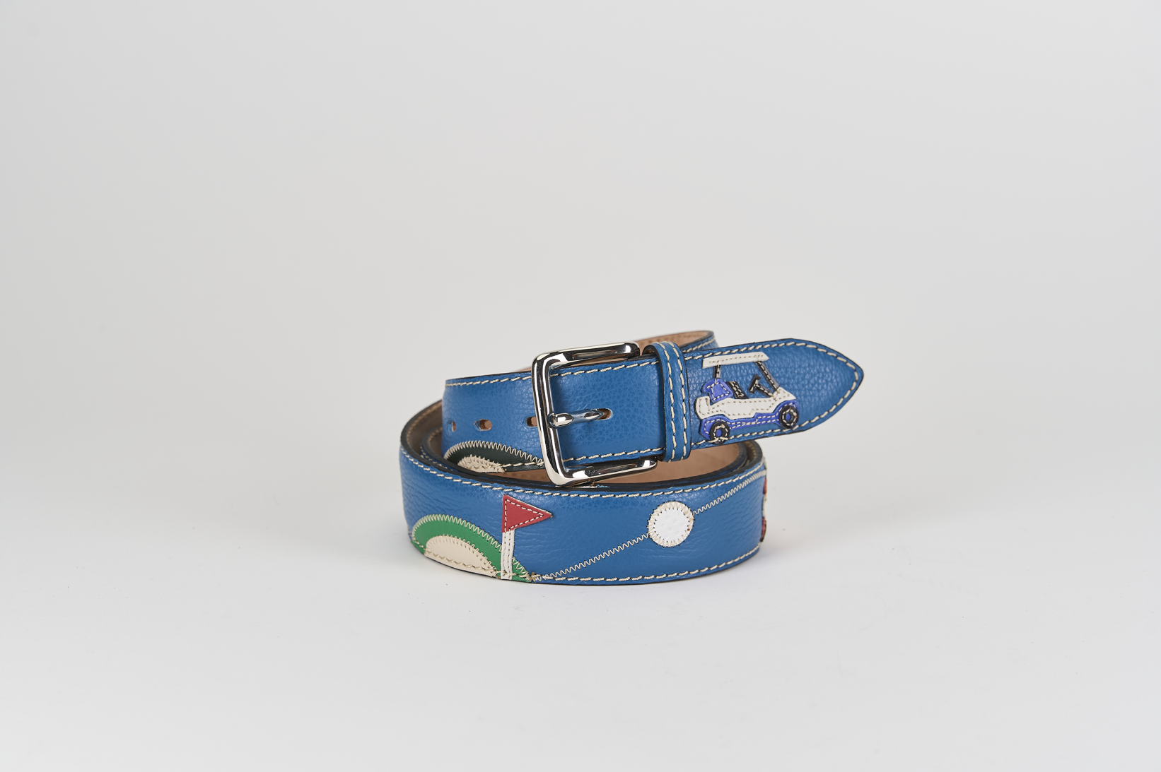 Cintura Golf bluette Barbera Biella - Scarpe Fatte a Mano