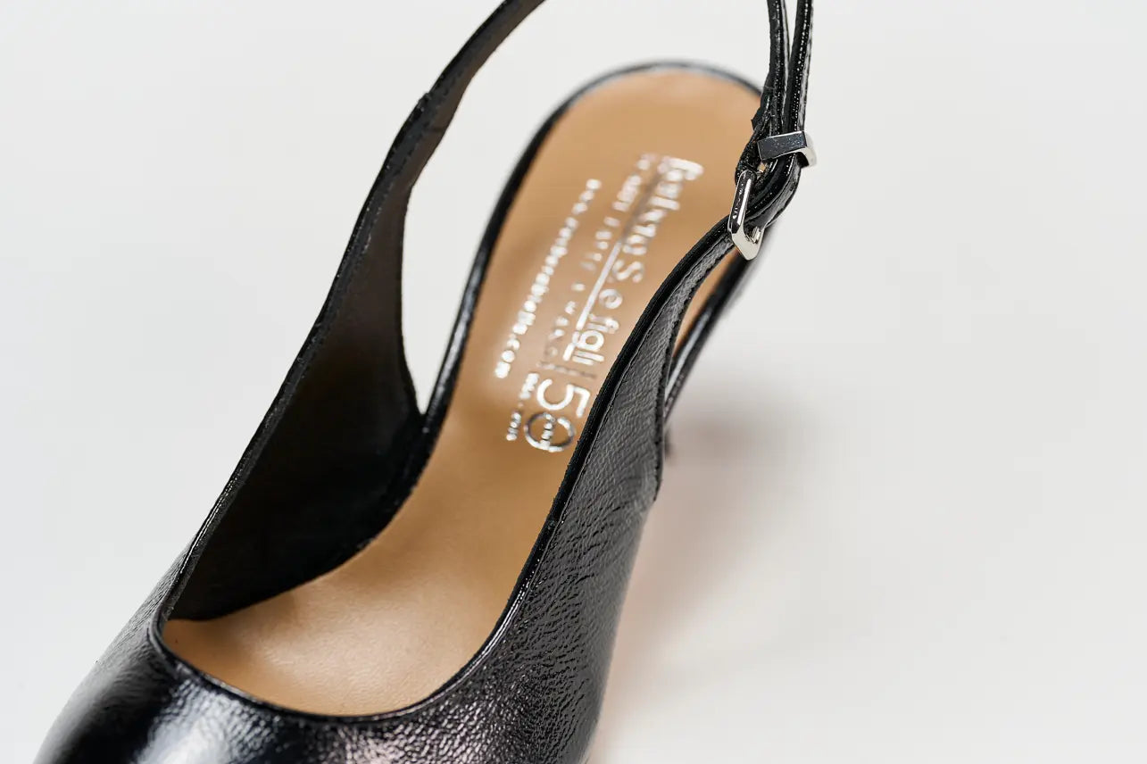 Chanel tacco 50 - 3319-04 Nero Barbera Biella - Scarpe Fatte a Mano