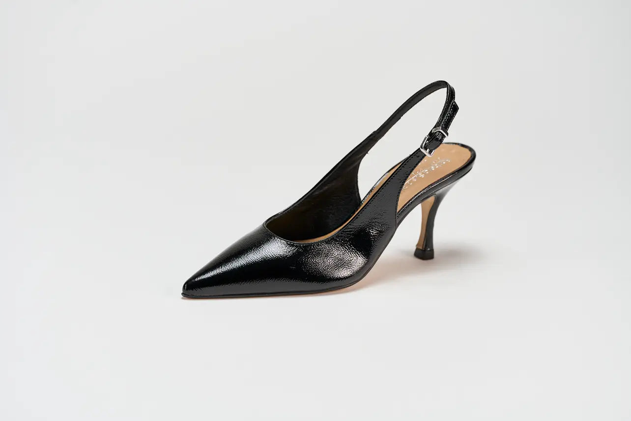 Chanel tacco 70 - 3359-04 Nero Barbera Biella - Scarpe Fatte a Mano