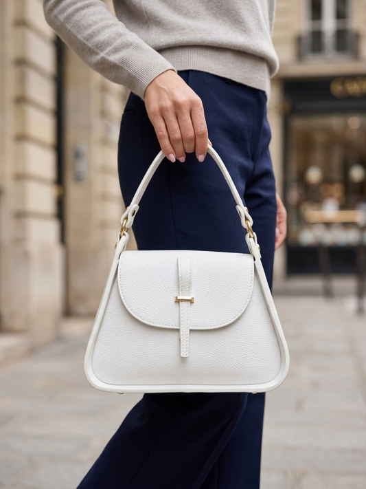 Borsa a mano in pelle - BAEN 35838 Bianca Barbera Biella - Scarpe Fatte a Mano