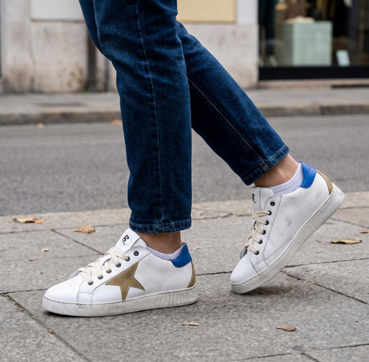 New Hollywood Sky Barbera Biella - Scarpe Fatte a Mano