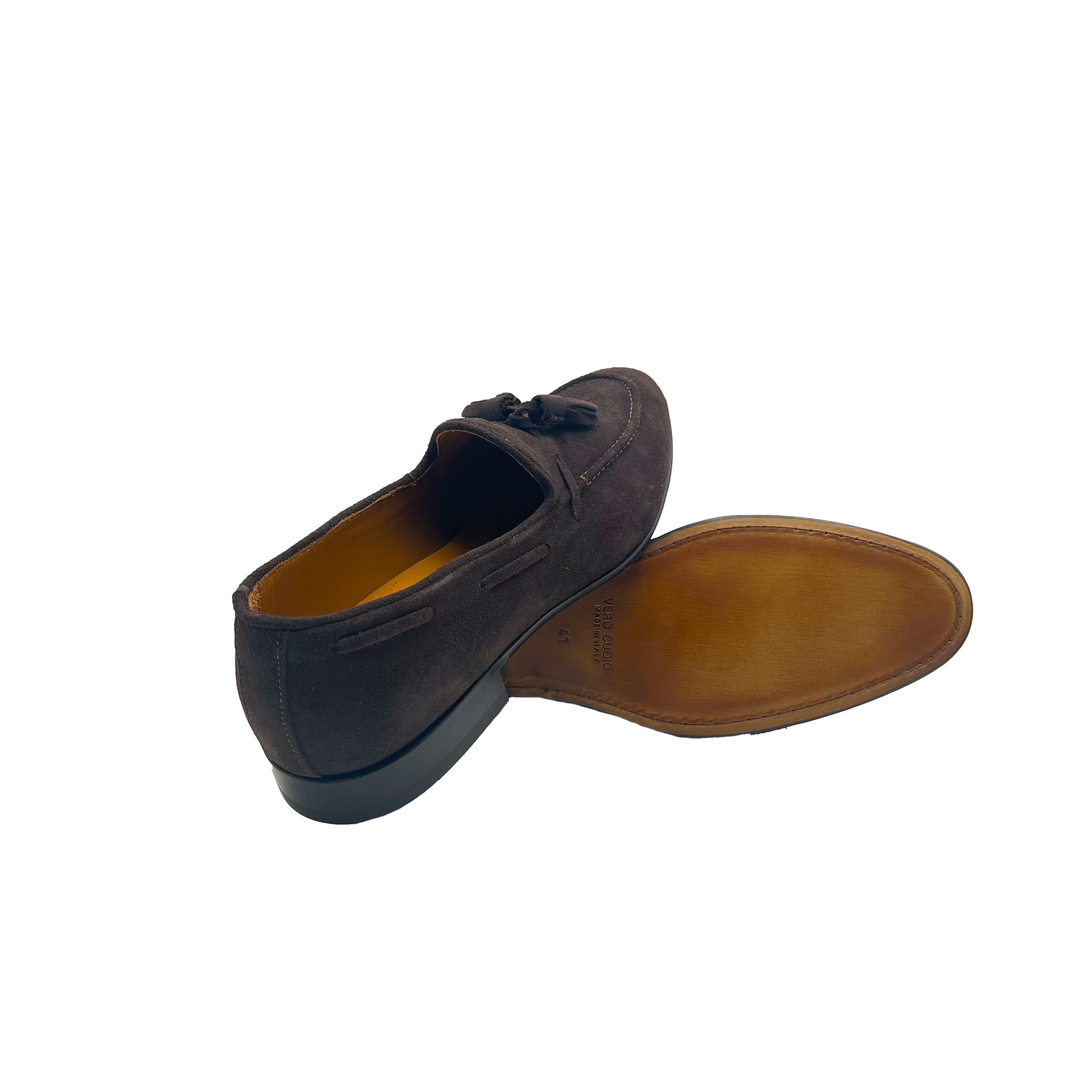 45218 Suede Moka Barbera Biella - Scarpe Fatte a Mano