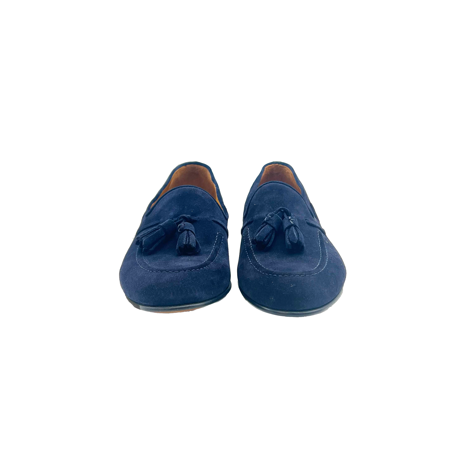 45218 Suede Navy Barbera Biella - Scarpe Fatte a Mano