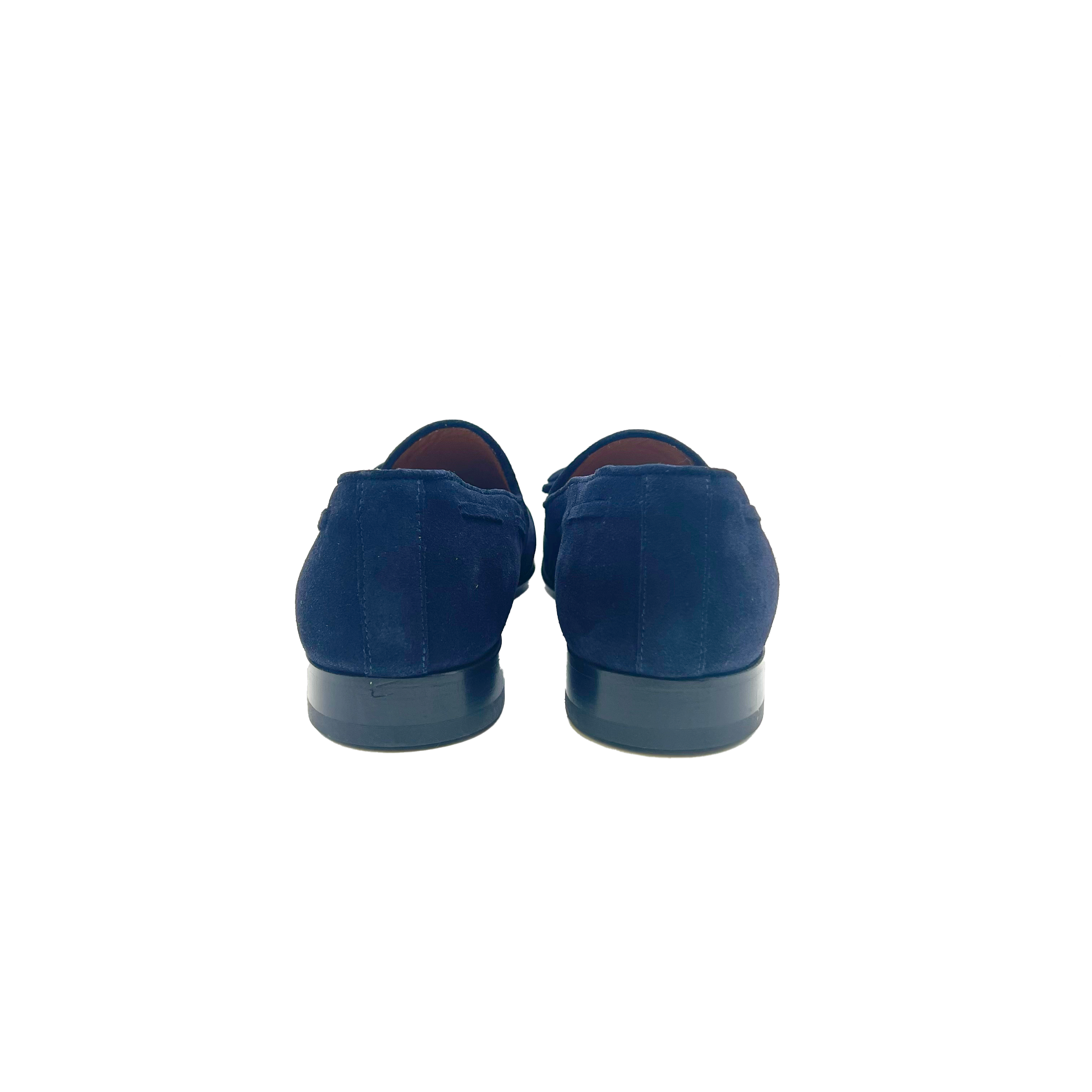 45218 Suede Navy Barbera Biella - Scarpe Fatte a Mano