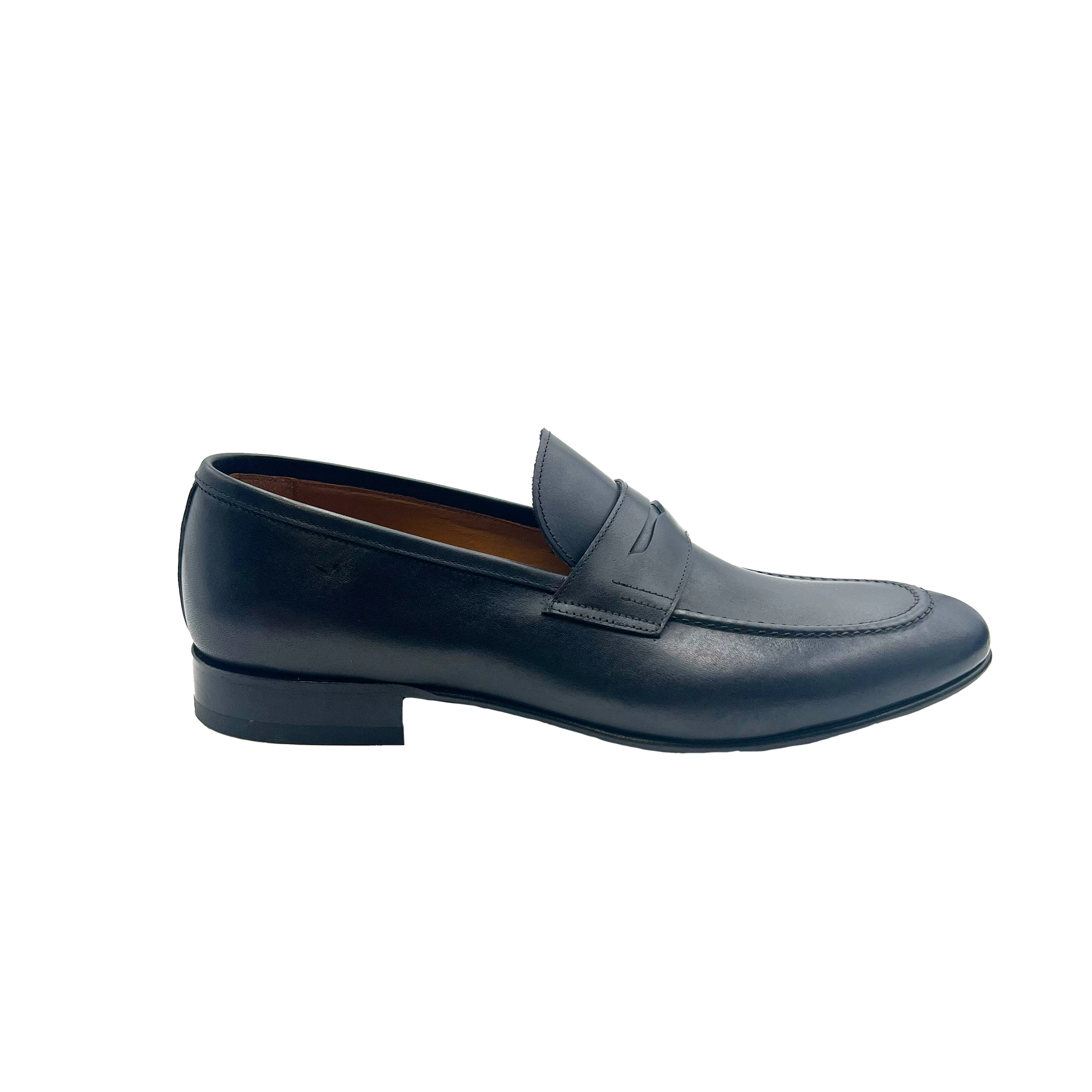 Mocassino Penny Loafers 4228 Nero Barbera Biella - Scarpe Fatte a Mano