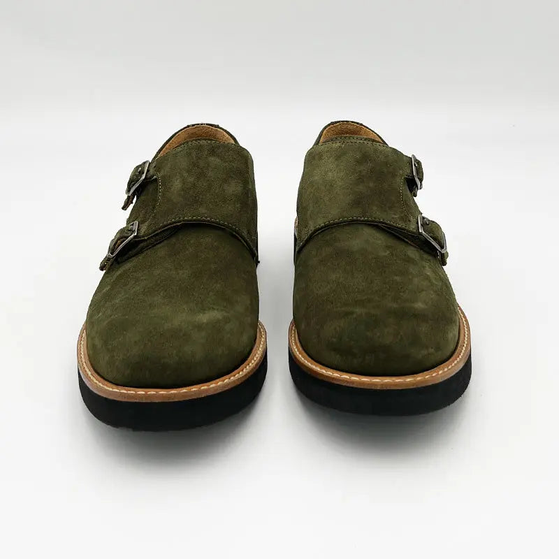 1528 GoRain Verde Barbera Biella - Scarpe Fatte a Mano