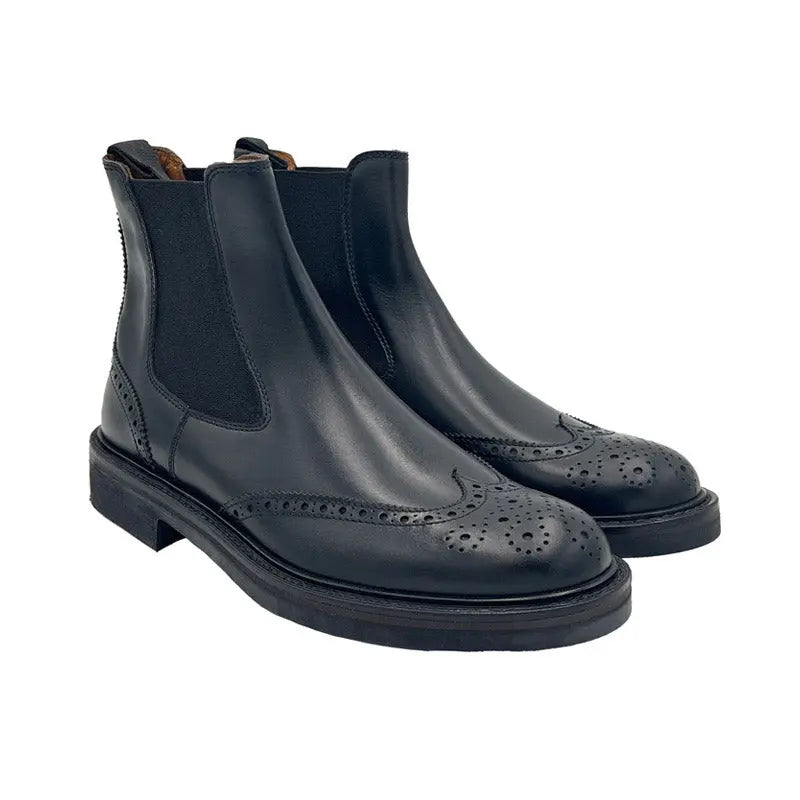 987U Nero Barbera Biella - Scarpe Fatte a Mano