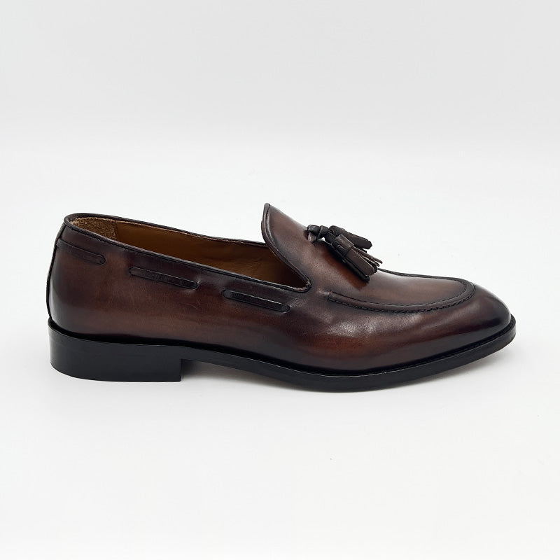 Nappine Lace Loafers 45213 old brown