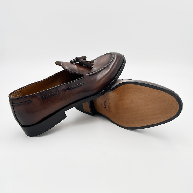 Nappine Lace Loafers 45213 old brown
