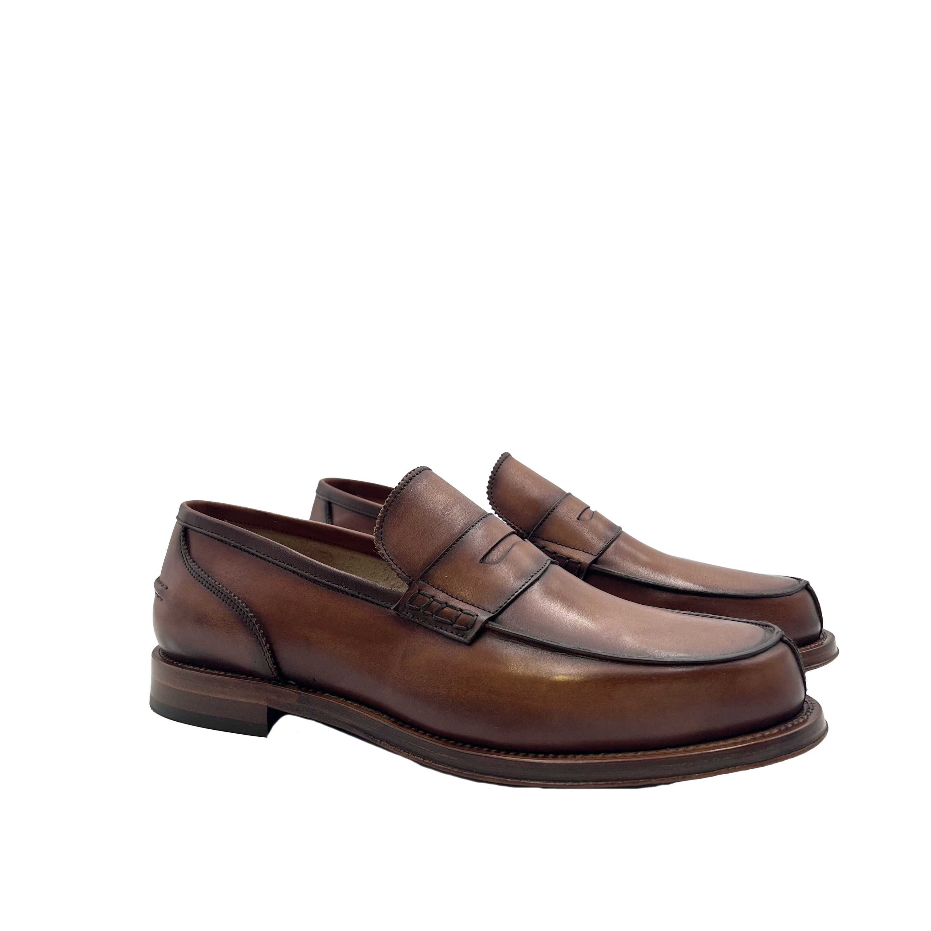 College Marrone 2400 Barbera Biella - Scarpe Fatte a Mano