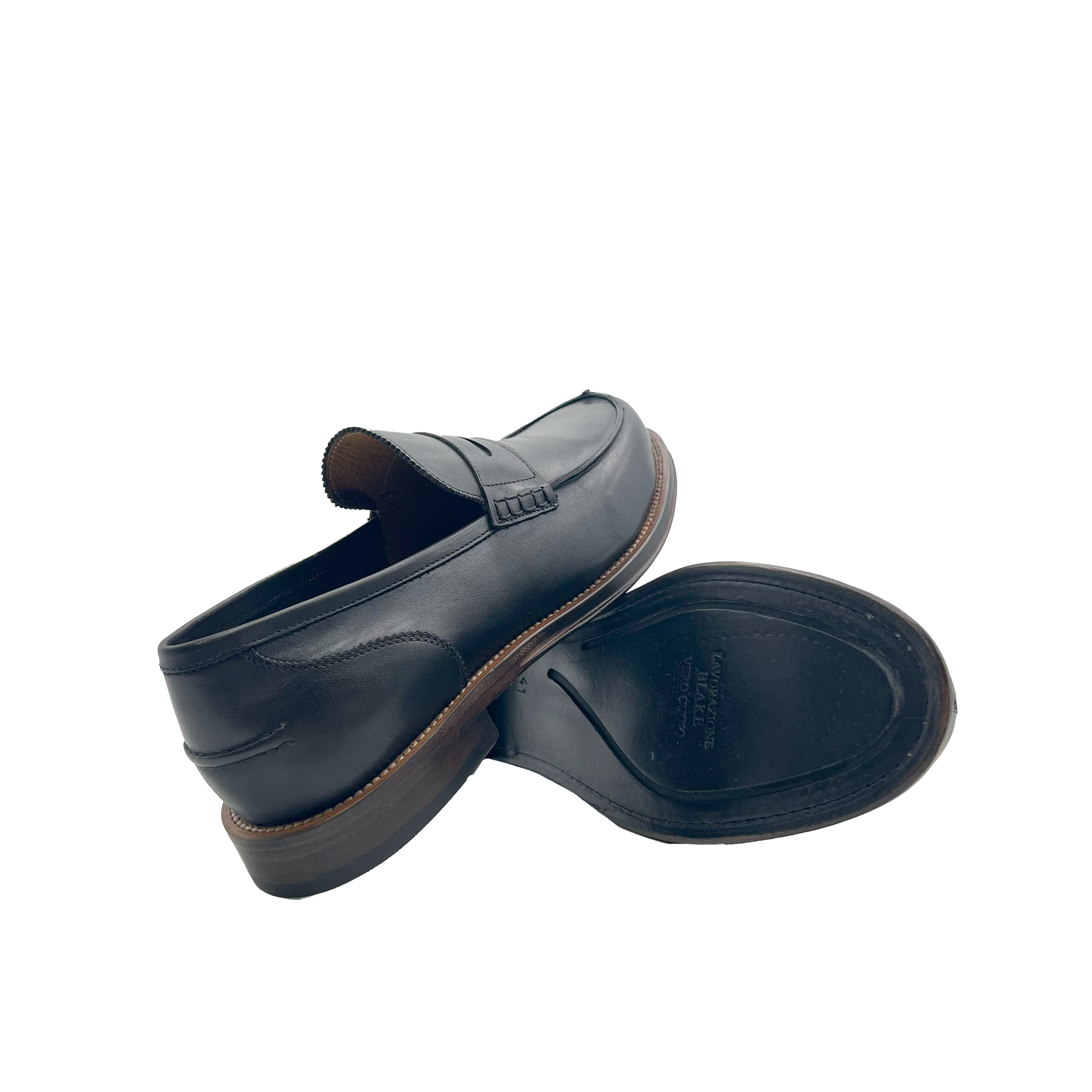 College Nero 2400 Barbera Biella - Scarpe Fatte a Mano