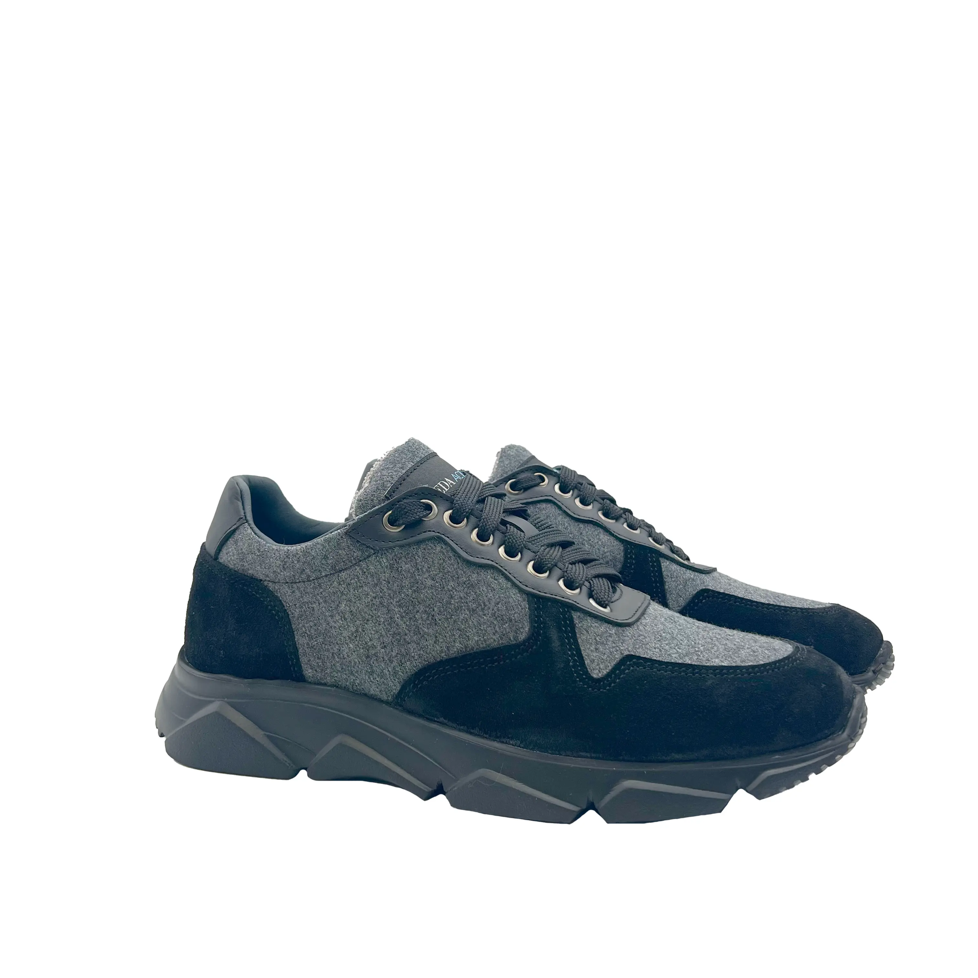 Wooly City Run Grigio Barbera Biella - Scarpe Fatte a Mano