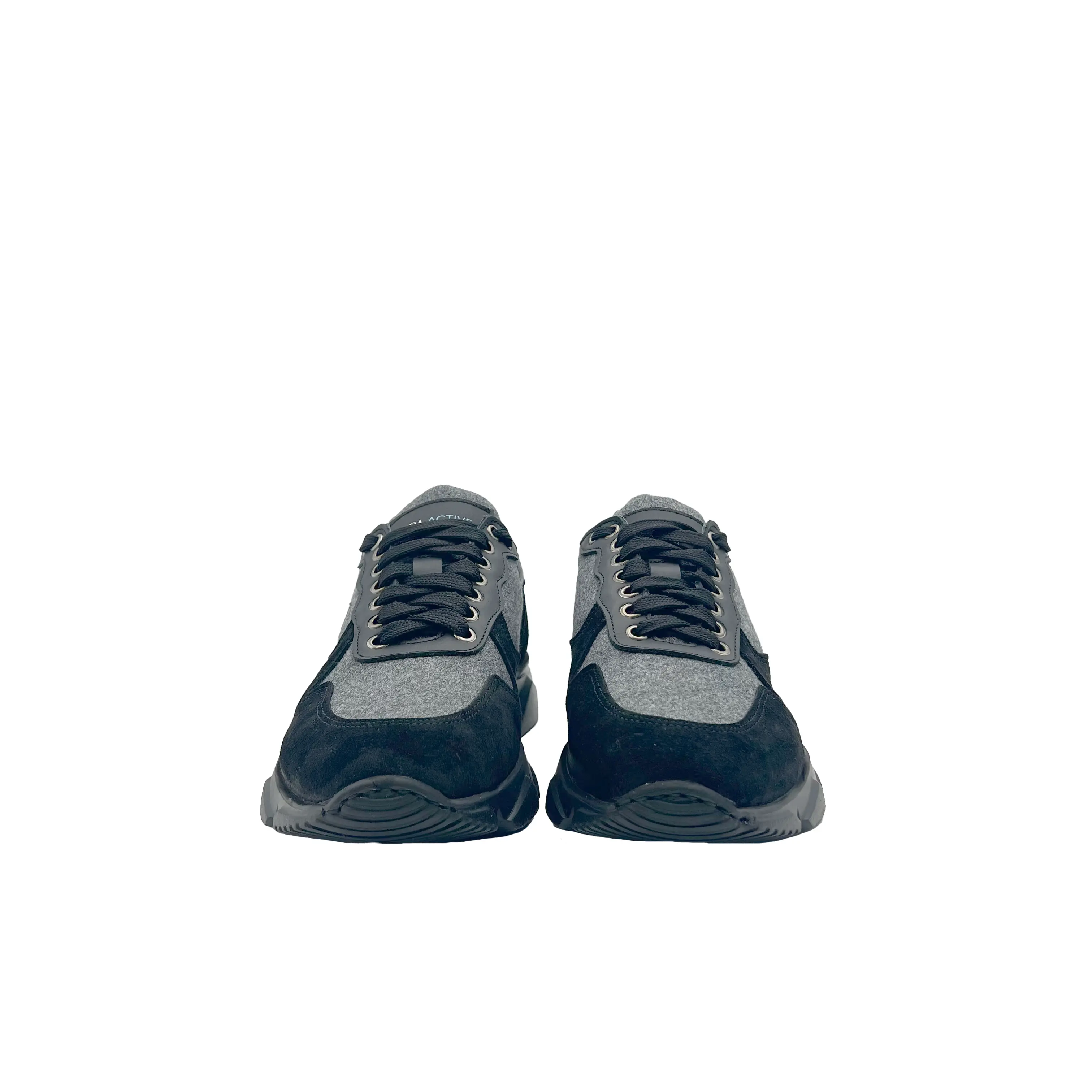 Wooly City Run Grigio Barbera Biella - Scarpe Fatte a Mano