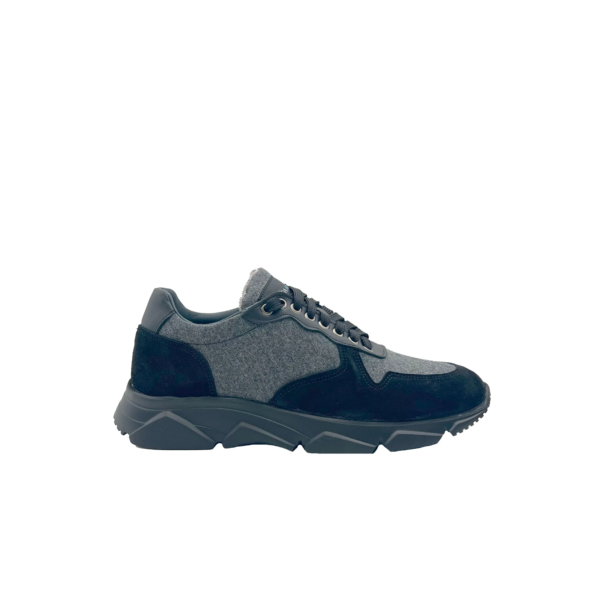 Wooly City Run Grigio Barbera Biella - Scarpe Fatte a Mano