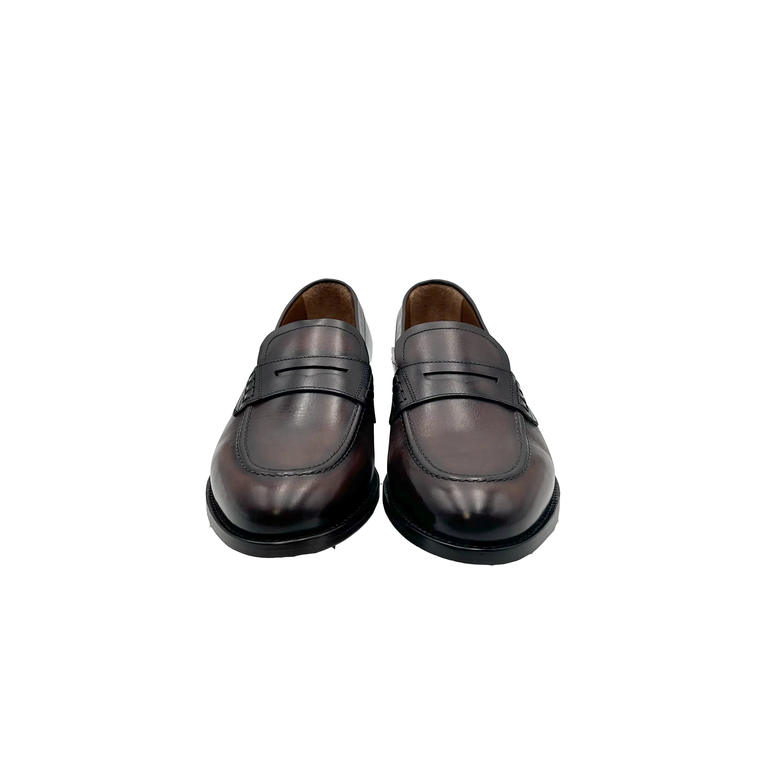 Penny Loafers 4410 Old T.Moro Barbera Biella - Scarpe Fatte a Mano