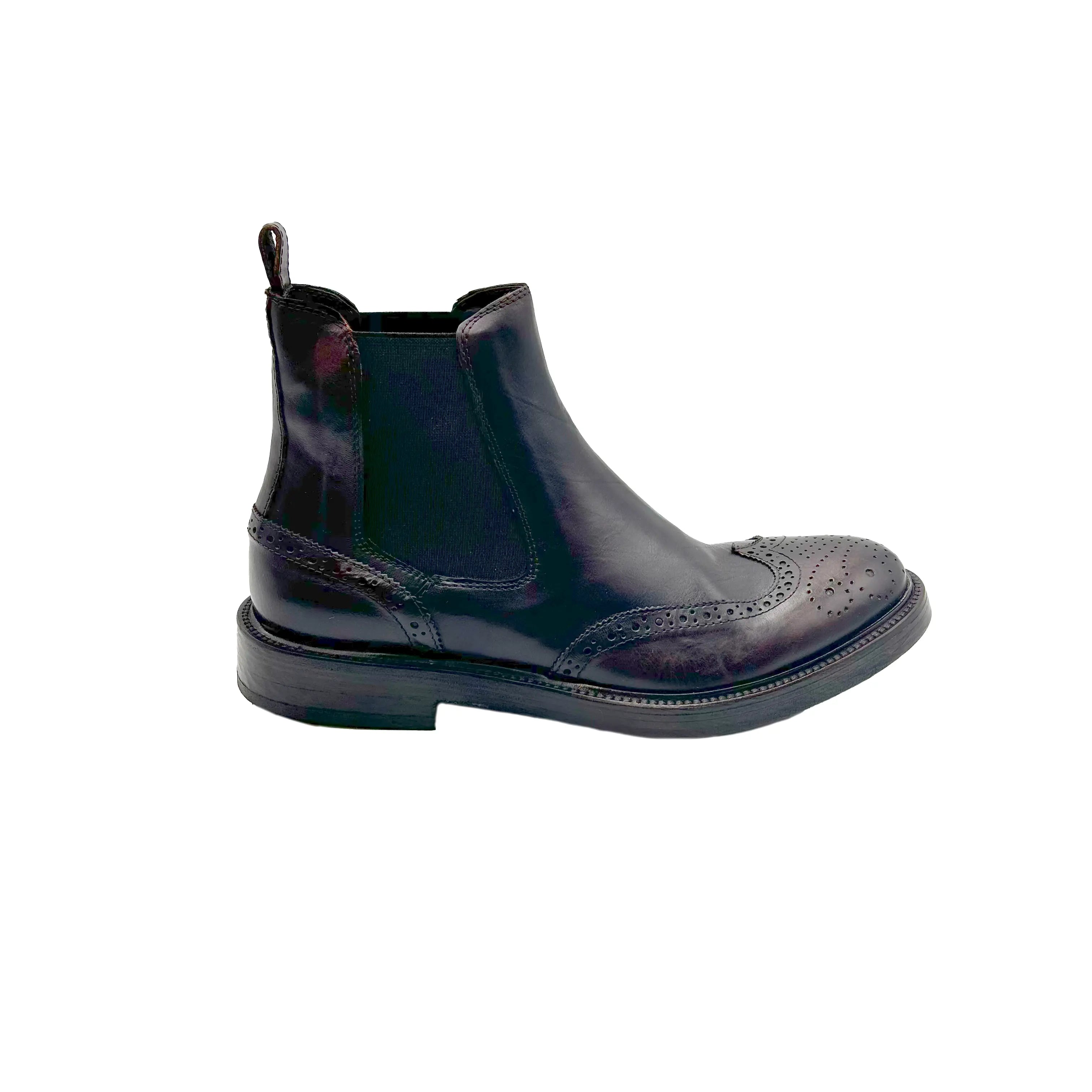 1732 Wax Cioccolato Barbera Biella - Scarpe Fatte a Mano