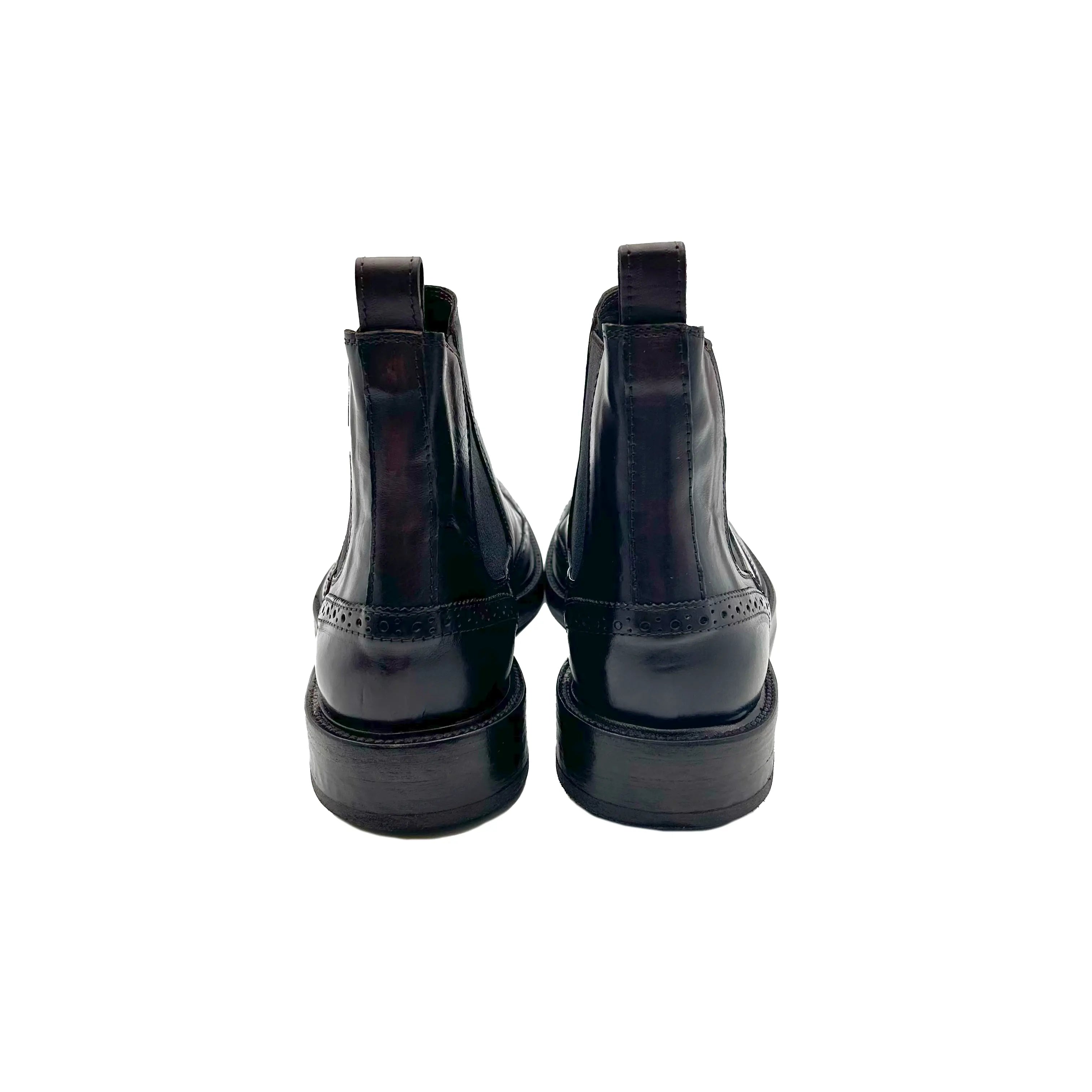 1732 Wax Cioccolato Barbera Biella - Scarpe Fatte a Mano