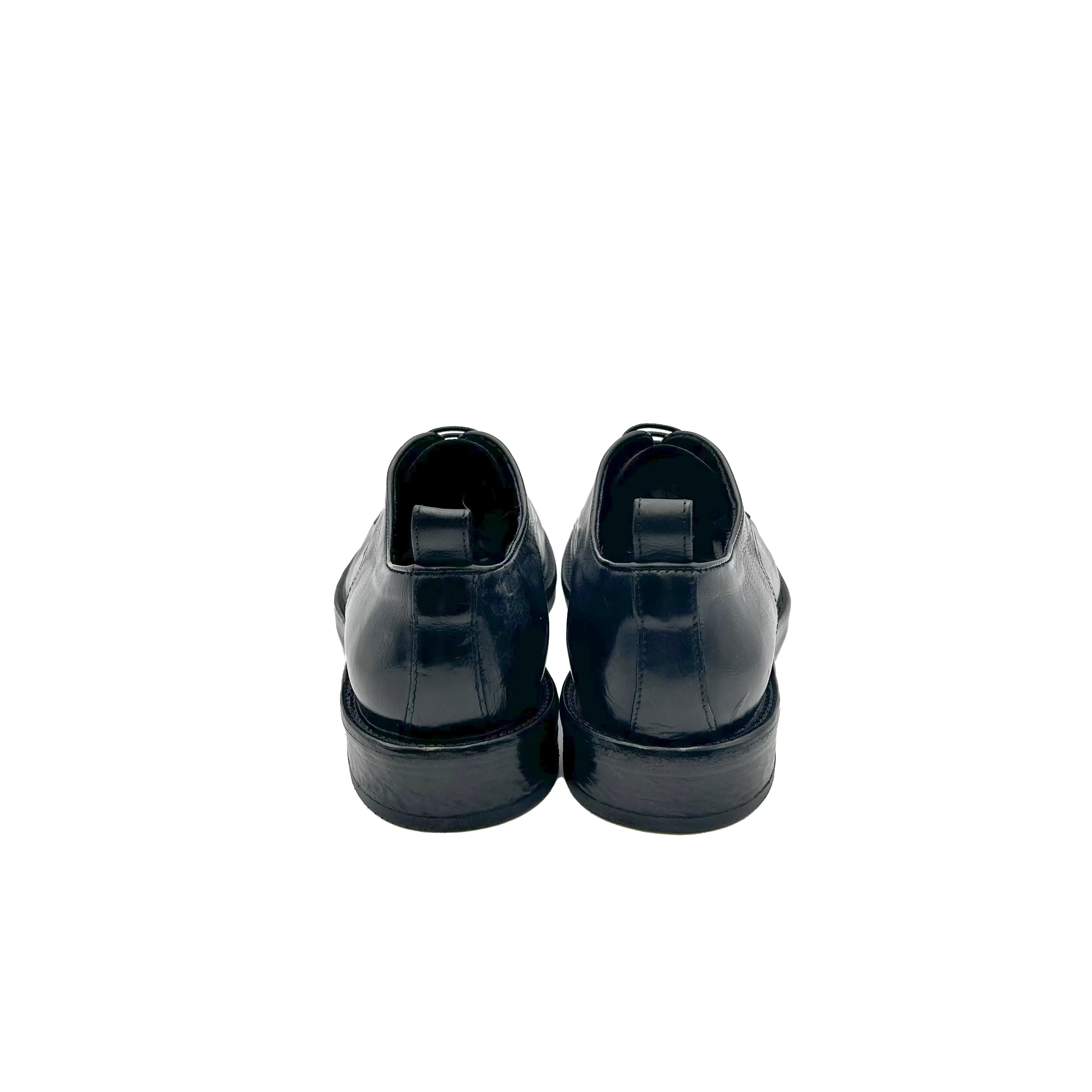 34228 Wax Nero Barbera Biella - Scarpe Fatte a Mano