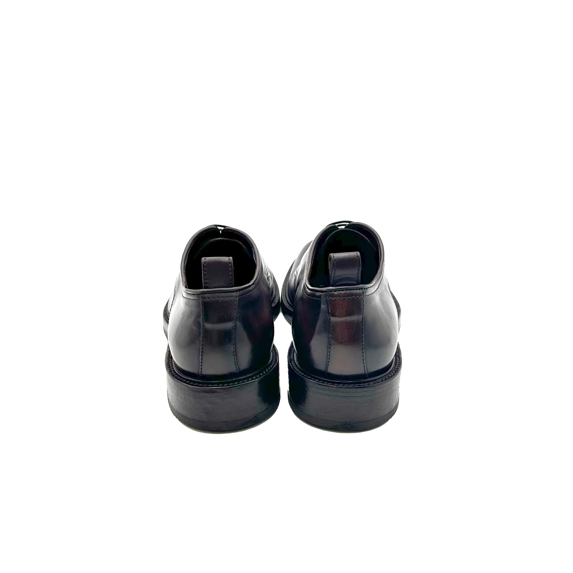 34228 Wax Cioccolato Barbera Biella - Scarpe Fatte a Mano